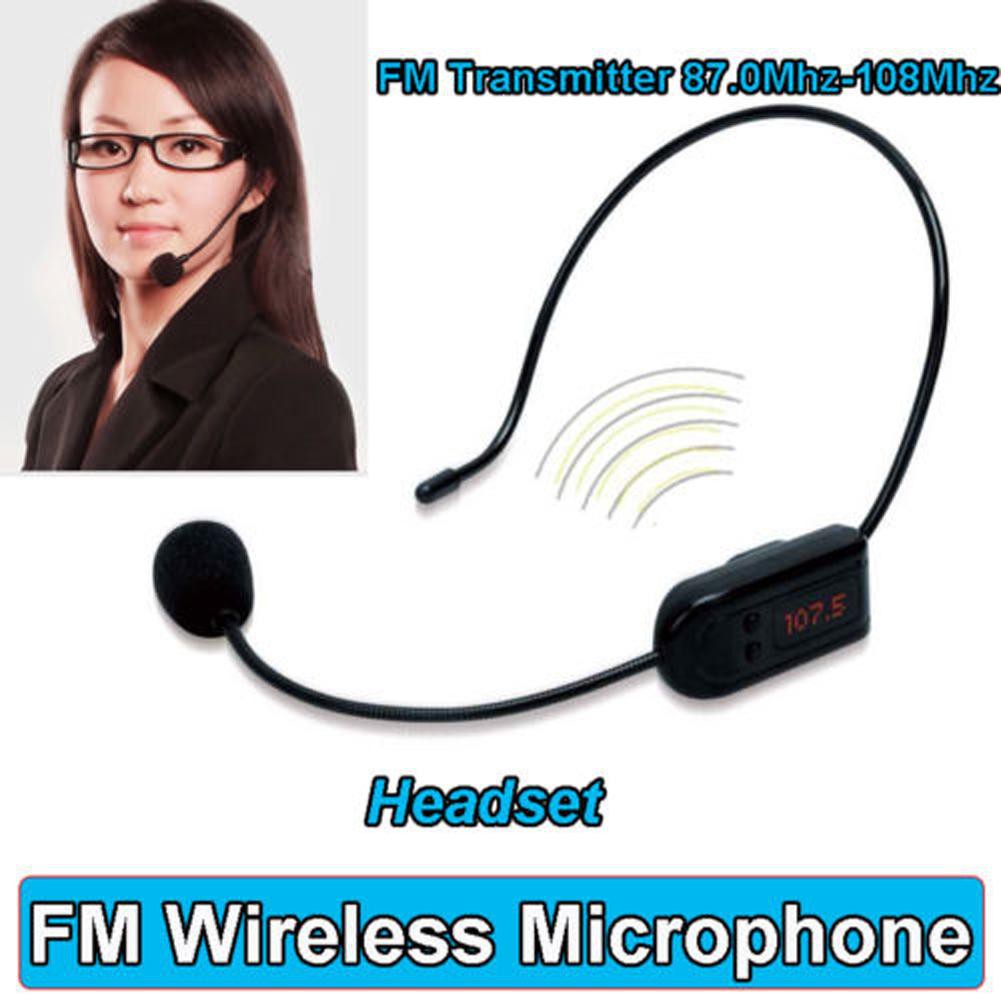 Micro tích hợp tai nghe đeo tai không dây FM đa năng