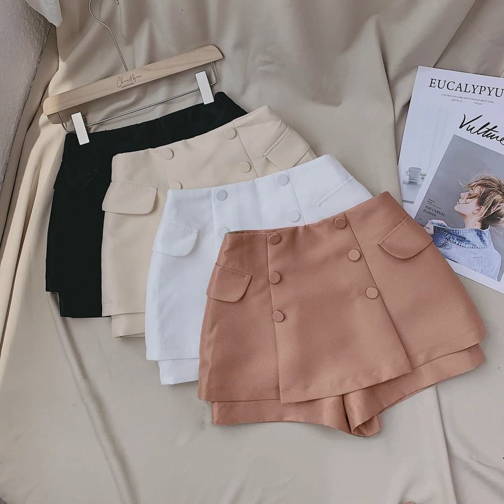 Quần váy Bigsize 6 nút QV0001 Tú Mỡ - Đủ size từ 50-85KG | BigBuy360 - bigbuy360.vn