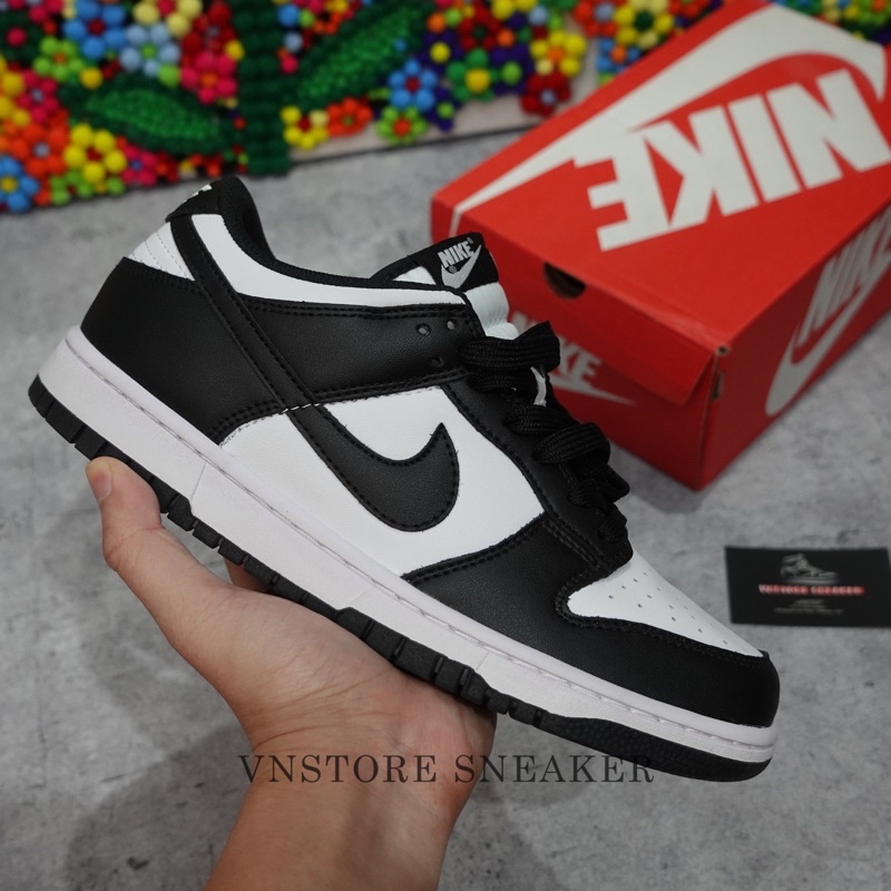 Giày Sneaker Nike SB Dunk Panda/ trắng đen cổ thấp nam nữ - Chuẩn 1:1 - Vnstoresneaker