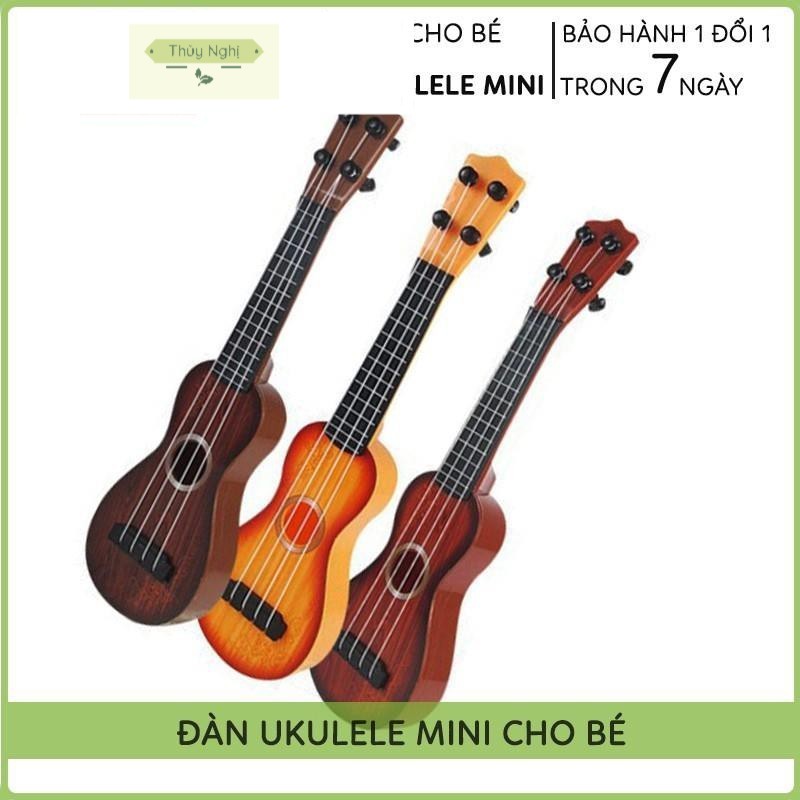 Đàn Ukulele Mini, Đàn Guitar Mini Món Quá Ý Nghĩa Mẹ Tặng Bé, Tặng Kèm Vỏ Đựng Xịn - DN Shop