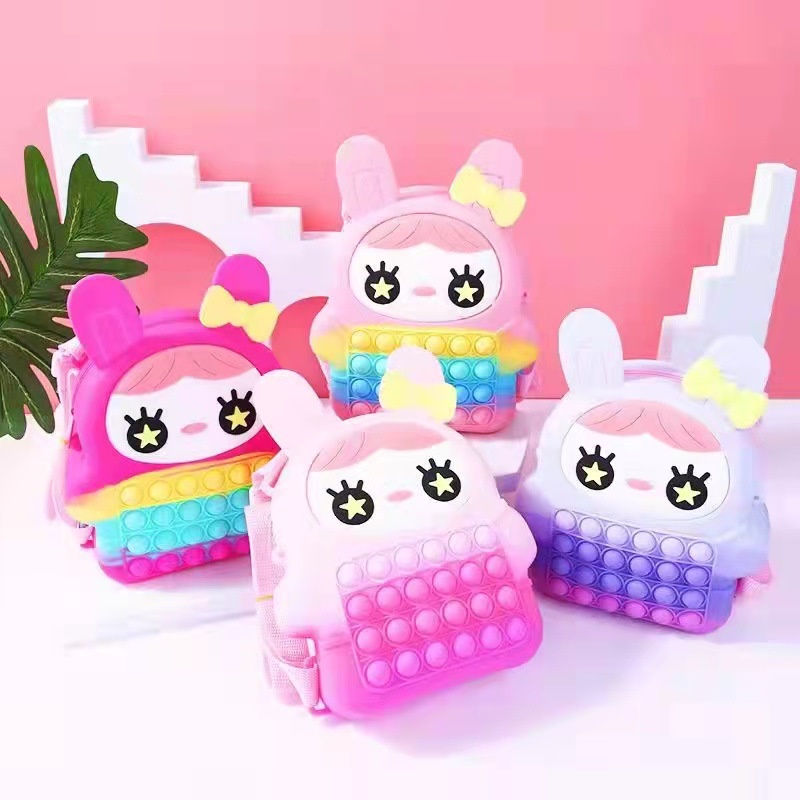 Ba Lô Đi Học Hình Chú Thỏ Đáng Yêu Cho Bé