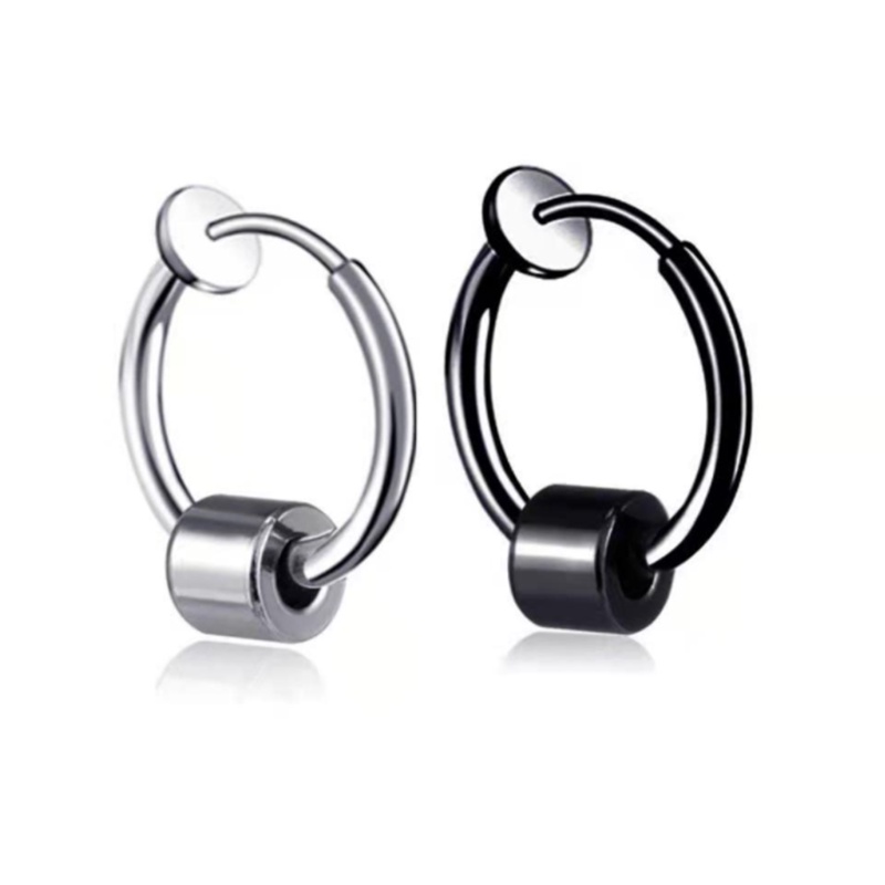 Bông Tai Thép Titan Phong Cách hip hop Đường Phố Cá Tính Cho Nam Và Nữ