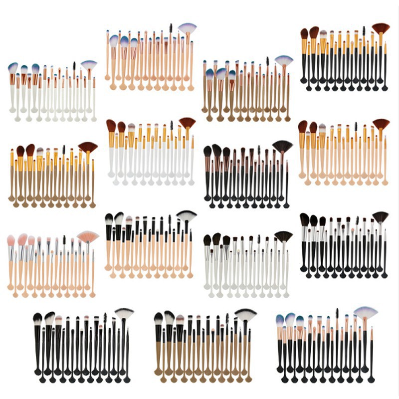 Bộ 20 cọ trang điểm tay cầm hình vỏ sò nhãn hiệu MAANGE