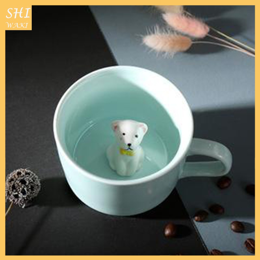 Ly Uống Nước In Hình Động Vật 3d Độc Đáo
