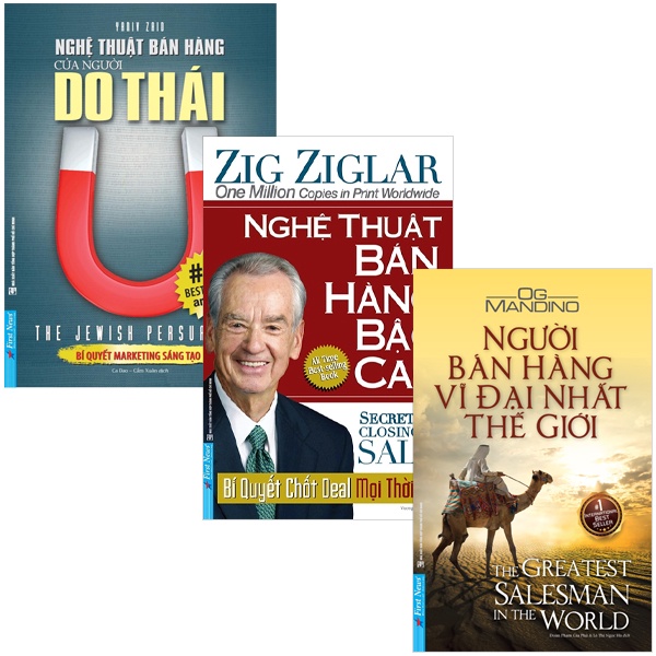Combo 3 Cuốn Nghệ Thuật Bán Hàng Bậc Cao + Nghệ Thuật Bán Hàng Của Người Do Thái + Người Bán Hàng Vĩ Đại Nhất Thế Giới