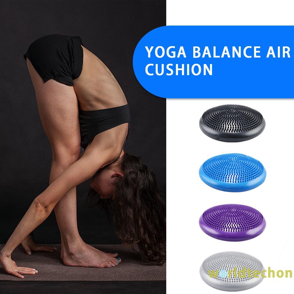 READY STOCK Yoga Mat Balance Exercise Cushion Inflatable Massage Pads Sports Equipment