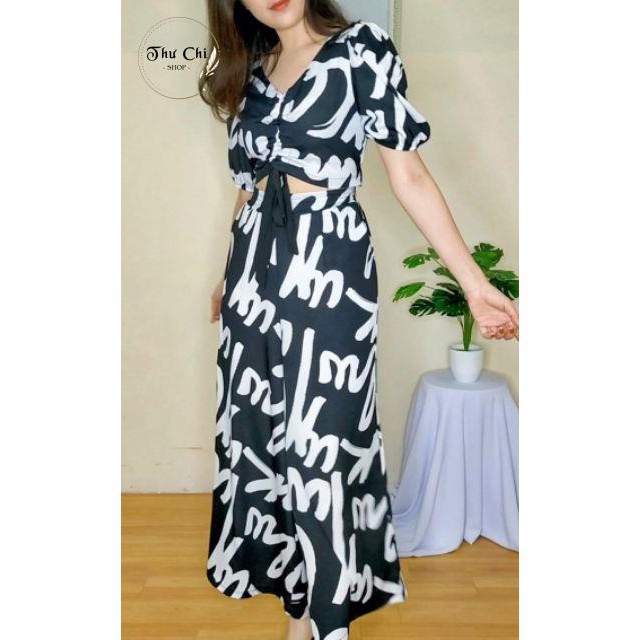 Set đồ bộ nữ hàng Taobao cao cấp vải voan mềm mịn mát, ít nhăn 😍 '