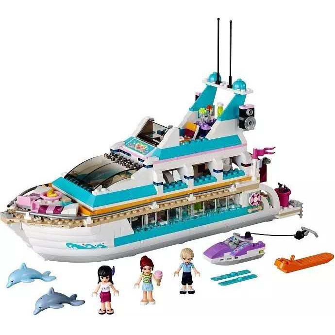 Đồ chơi Lắp ghép Mô hình Dolphin Cruiser 01044 Xếp Hình Du Thuyền Cá Heo Bela 10172 Qà Cho Các Bé