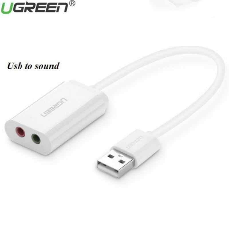 Cáp chuyển USB ra Sound jack 3.5mm (sản phẩm cao cấp của Ugreen 30143)  - Hàng Chính Hãng Bảo Hành 18 tháng