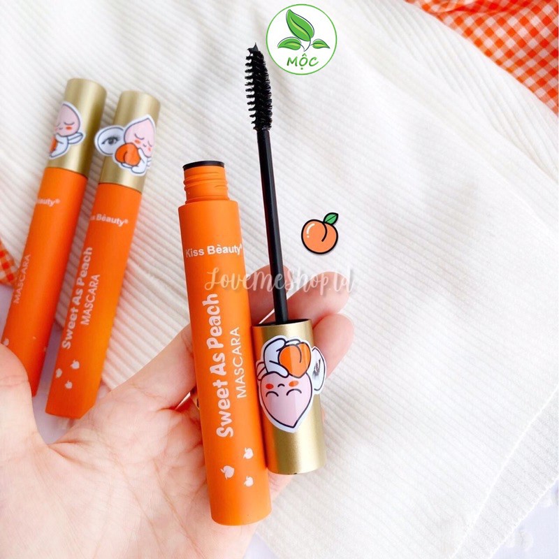 Mascara làm dầy mi, dài mi Chuốt Mi TRÁI ĐÀO CAM Kissbeauty nội địa lâu trôi, Chống thấm nước | BigBuy360 - bigbuy360.vn