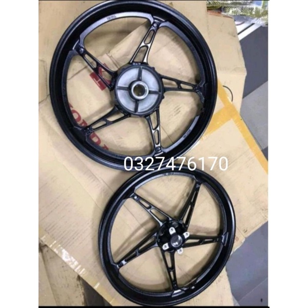 Cặp mâm niềng, vành xe Sirius zin chính hãng yamaha