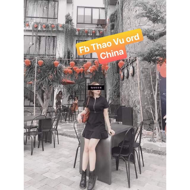 Đầm Xinh Dáng Xòe Kiểu Mới ⚡️ẢNH THẬT⚡️ Váy Cotton Đuôi Xòe