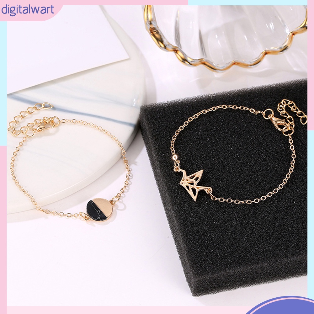 Set 2 vòng tay chuỗi hạt thời trang cho nữ