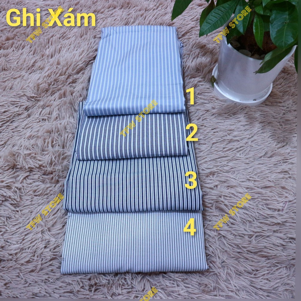 [Ảnh Thật] Bộ pijama nam trung niên vải kate kẻ sọc (pyjama, cộc tay), quần áo mặc nhà, bộ ngủ cho ông, cho bố - Hàng VN | BigBuy360 - bigbuy360.vn