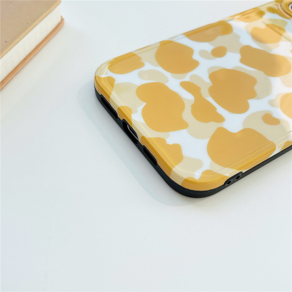 Mềm Ốp Điện Thoại Nhựa Dẻo Họa Tiết Hoạt Hình Màu Vàng Dễ Thương Cho Iphone12 Mini 11 Pro Max 7 / 8plus Se2020 X / Xs Xr Xsmax | BigBuy360 - bigbuy360.vn