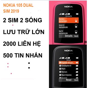 ĐIỆN THOẠI NOKIA 105 DUAL SIM 2 SIM MỚI NGUYÊN TEM CHÍNH HÃNG BẢO HÀNH 12 THÁNG | BigBuy360 - bigbuy360.vn