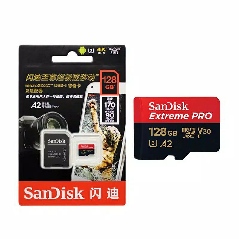 (Hàng Mới Về) Son Môi Sandisk Extreme Pro 128gb Chất Lượng Cao