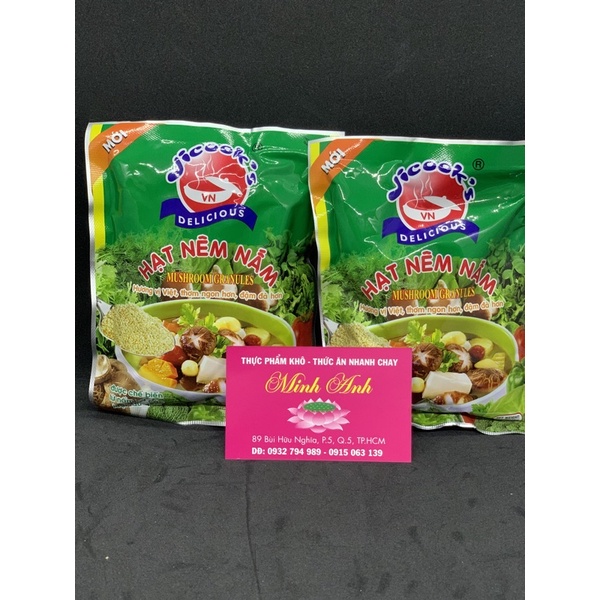 Hạt Nêm Nấm Vi Cook 100g - 500g