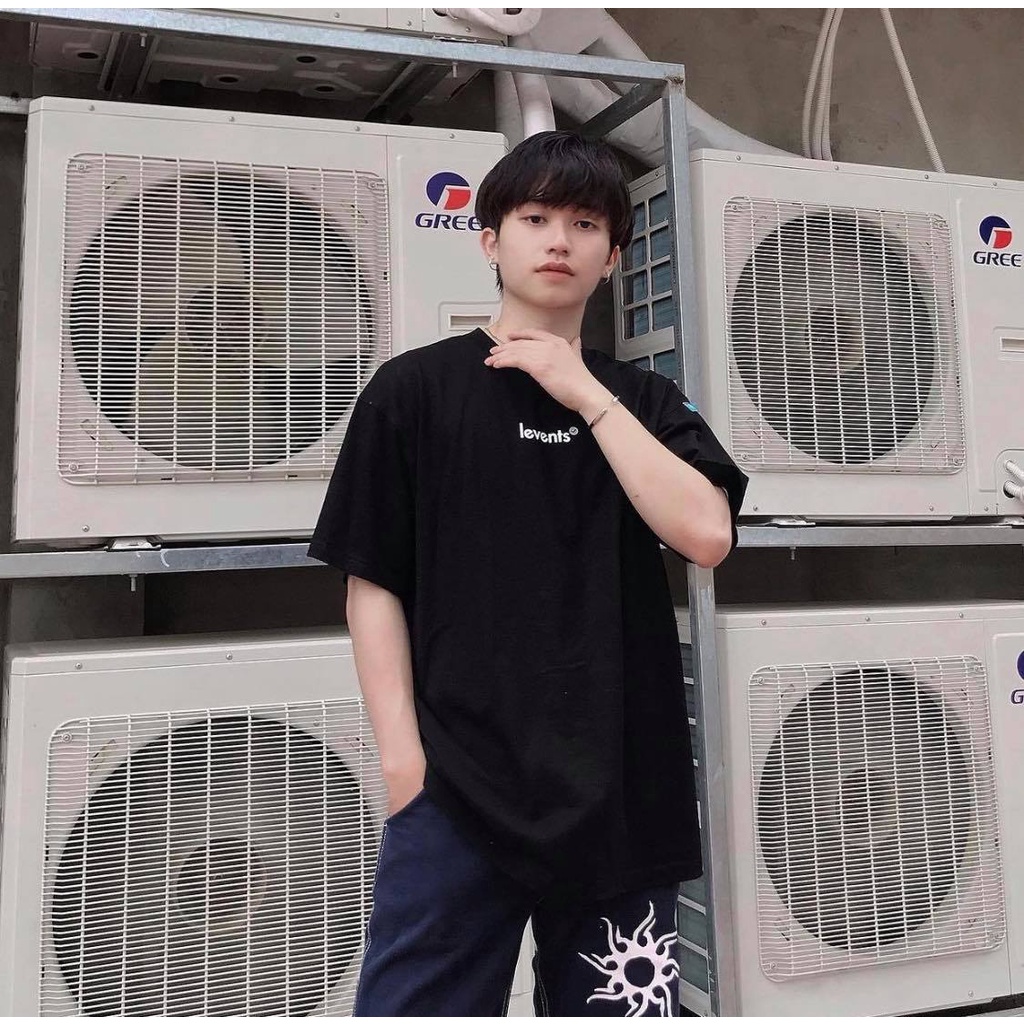 Áo thun Tee Levents Popular Logo Nam nữ Full tag Unisex phong cách Ulzzang - Gin Store