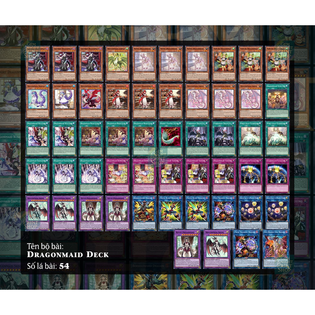 Bộ bài Yugioh - Structure Deck: Dragonmaid