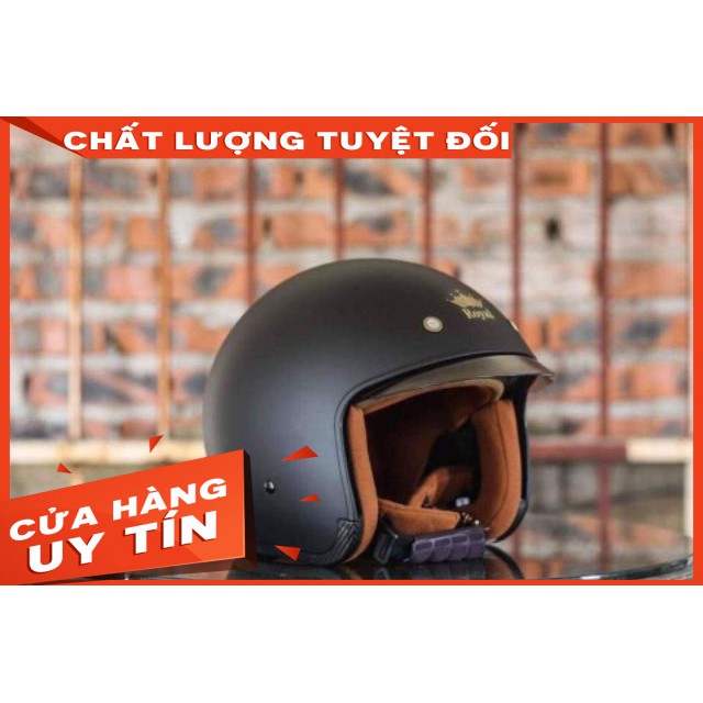 Thanh Lý[CHÍNH HÃNG] MŨ BẢO HIỂM 3/4 ROYAL M139 KÍNH ÂM