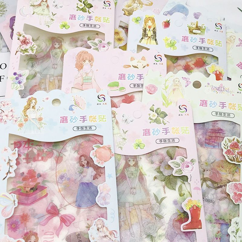 Sticker Nhãn Dán Trang Trí Anime Nhiều Mẫu Bộ 1