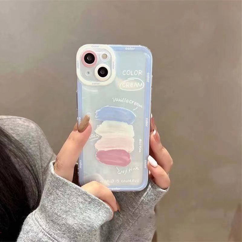 Ốp Điện Thoại Silicon Mềm Trong Suốt Chống Sốc Sơn Dầu Cho Iphone 13 12 11 Pro MAX X XR XS MAX 6 7 8 Plus