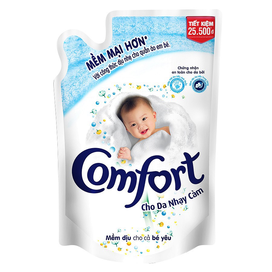  Nước Xả Vải Comfort Túi 1.6L / 3.2 L Dành Cho Da Nhạy Cảm