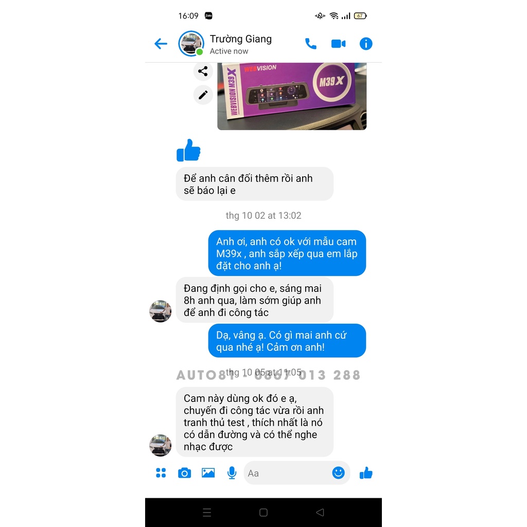 Camera hành trình gắn gương Webvision M39X, ghi hình trước sau, cảnh báo giọng nói, tặng kèm thẻ nhớ 32G | BigBuy360 - bigbuy360.vn