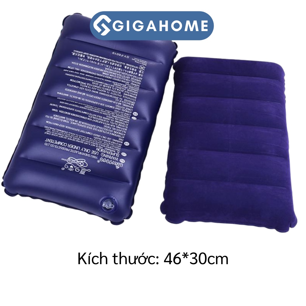 Gối Hơi Gấp Gọn GIGAHOME Du Lịch, Dã Ngoại, Văn Phòng Tiên Lợi 4528