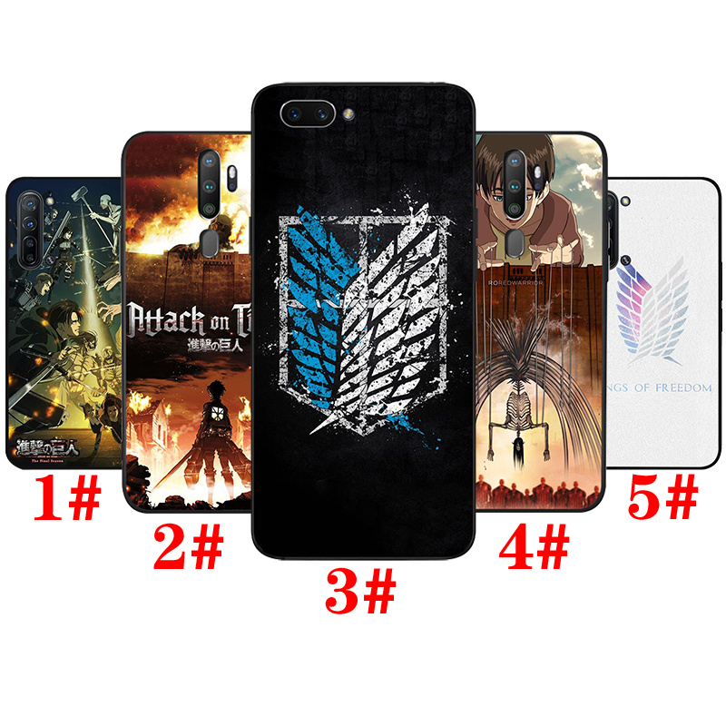 Ốp Lưng Silicone Mềm In Hình Attack On Titan Cho Oppo Reno Z 2 2f 2z 10x Ace 3 4 Pro 5 4g