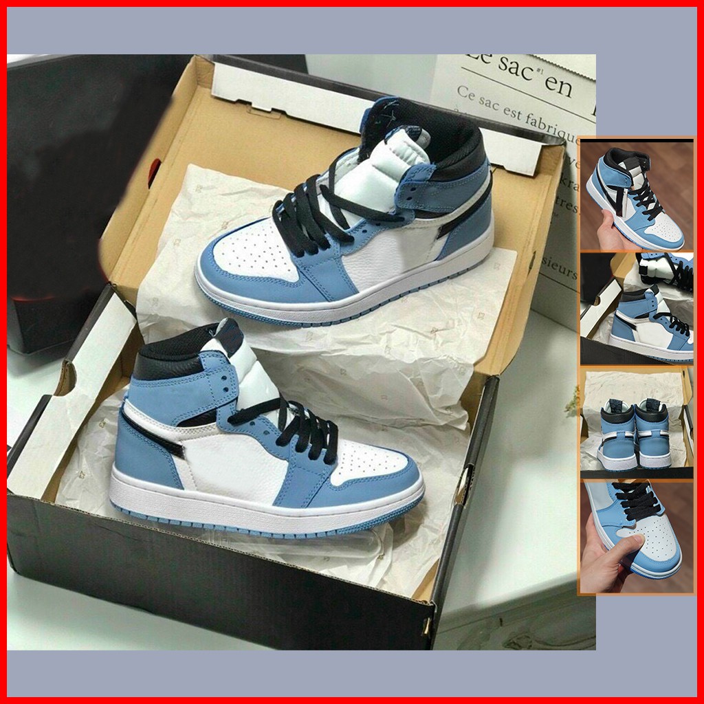 Giày sneakers UNC BLUE high cao cấp mã 211