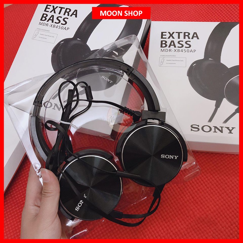 Tai Nghe Sony Extra Bass MDR- XB450AP Bass Sâu Và Chắc Trẻ Trung Năng Động , Headphone Đầu Đỉnh Cao Chống Ồn
