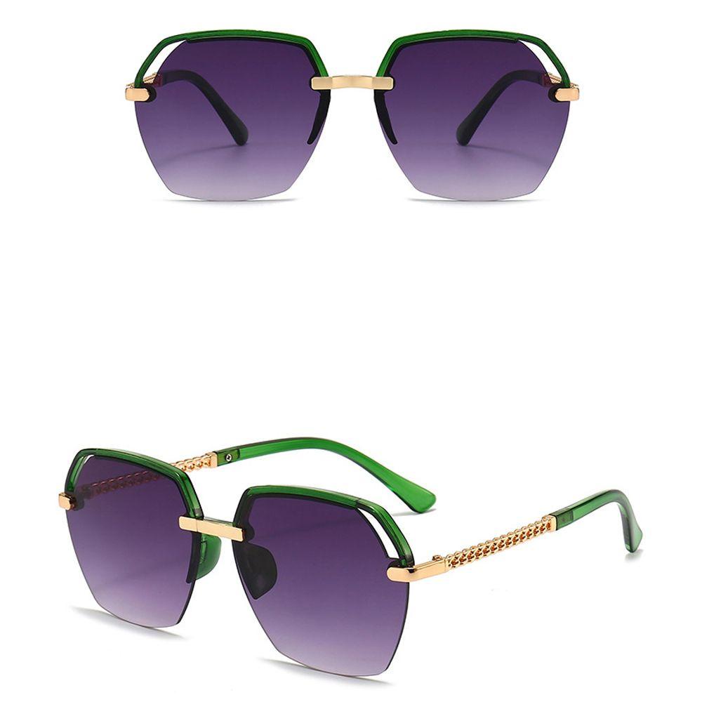 Kính Mát Đa Giác Nửa Gọng Đa Giác Thời Trang Chống Tia UV400 VANES1