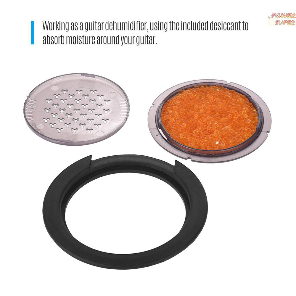 PSUPER VERTECHnk SM-20 3-in-1 Acoustic Guitar Sound Hole Cover Humidifier Moisture Reservoir Dehumidifier for 99-101mm Guitar Sound Hole