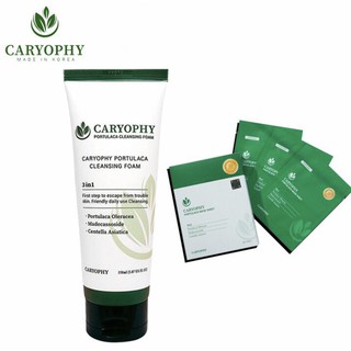 Combo Sữa Rửa Mặt + Mặt Nạ Trị Mụn Caryophy - Trị Mụn Ẩn