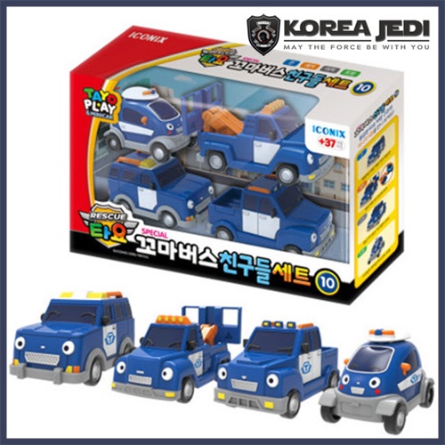★Little Bus Tayo★ Những người bạn đặc biệt số 10 Xe buýt cỡ nhỏ số 10  Đồ chơi xe ô tô của đội cứu hộ dành cho trẻ nhỏ /phụ thể với Tayo  Chơi đồ chơi