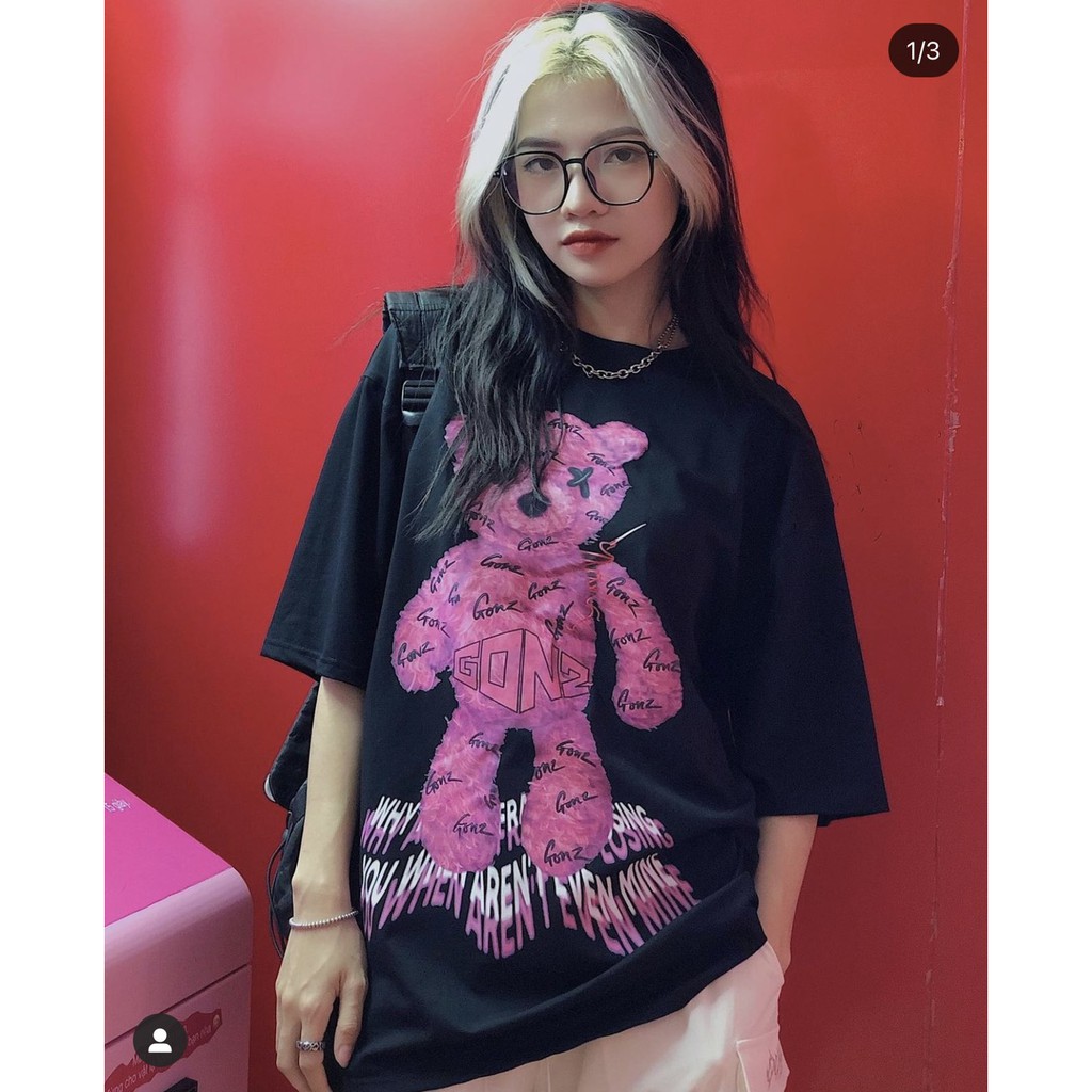 Áo Thun Cotton Form Rộng  Tee Teddy Gonz | BigBuy360 - bigbuy360.vn