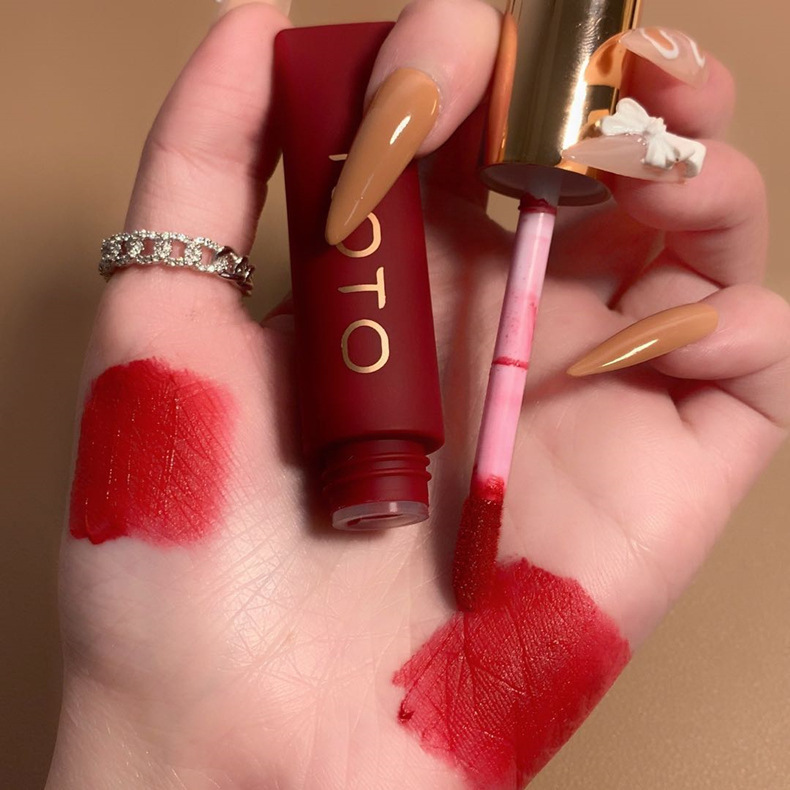 (Hàng Mới Về) Son Môi Dạng Lỏng Lên Màu Nhung Lì Đẹp