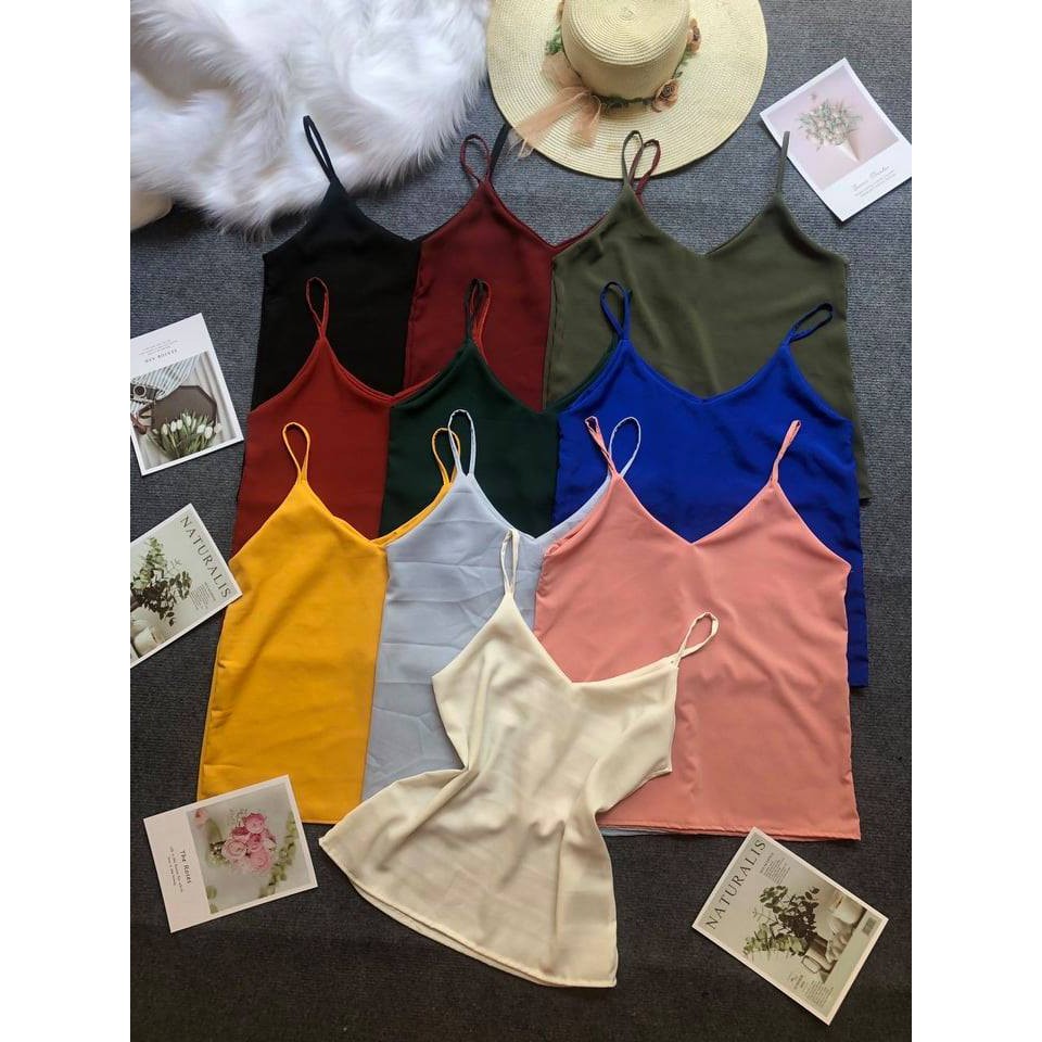 [Mã FAMAYWA giảm 10K đơn 50K] Áo 2 dây cổ tim - Thời trang Hè 2020 | BigBuy360 - bigbuy360.vn