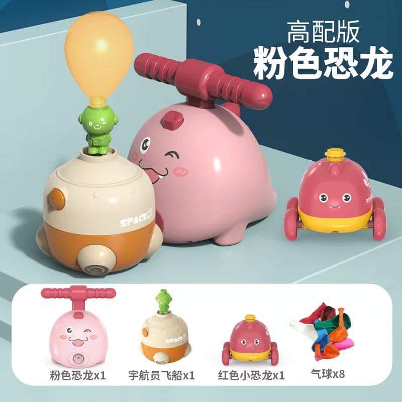 Đồ chơi xe đua bơm bóng ( có phi hành gia bay lên)
