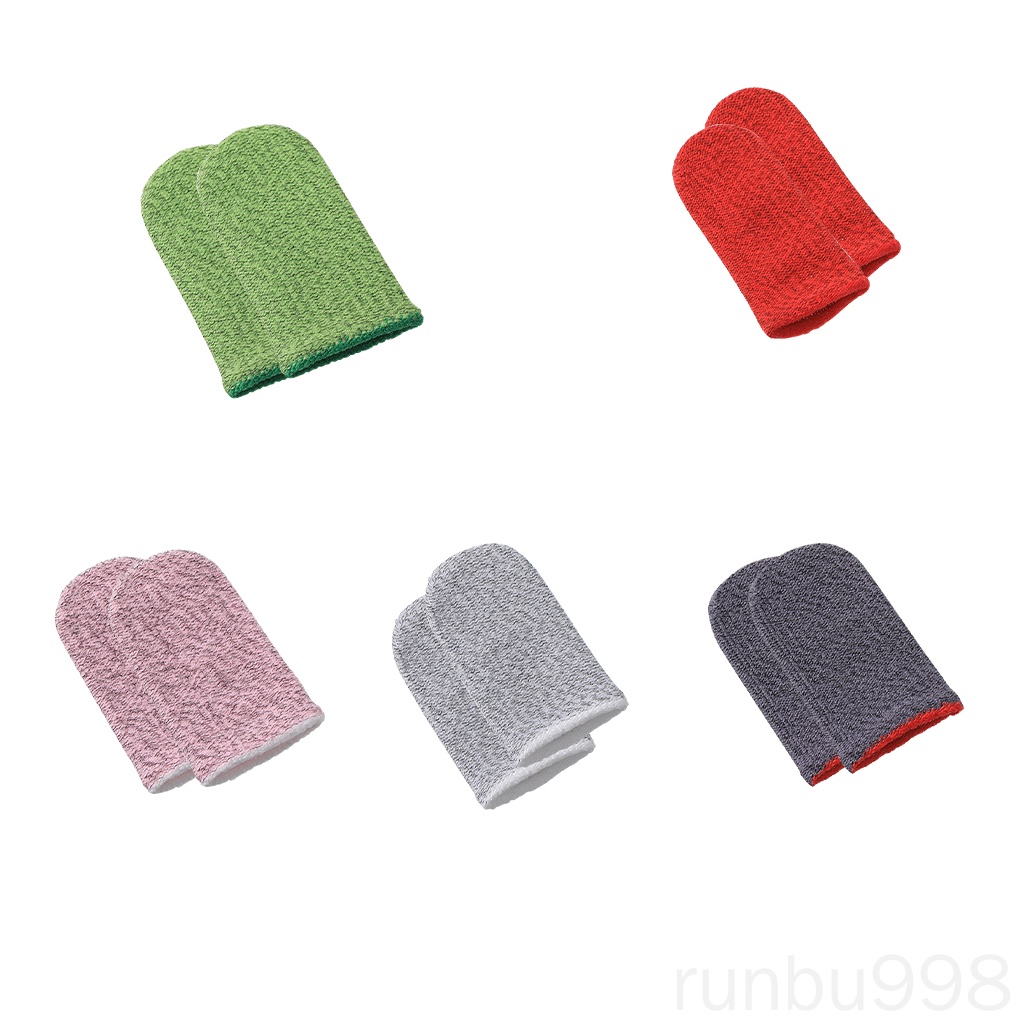 2 Găng ngón tay chơi game bằng sợi carbon chống trượt chống mồ hôi loại 1 tiện lợi