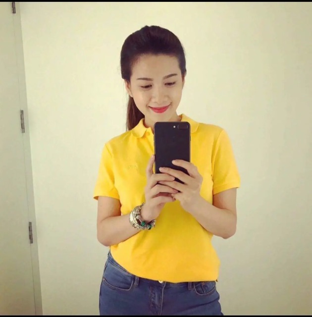 Áo thun nữ thể thao ngắn tay áo polo cổ trụ thun cao cấp mềm mại thoáng mát [hàng loại 1 - nhiều màu tùy chọn] - KL02 | BigBuy360 - bigbuy360.vn