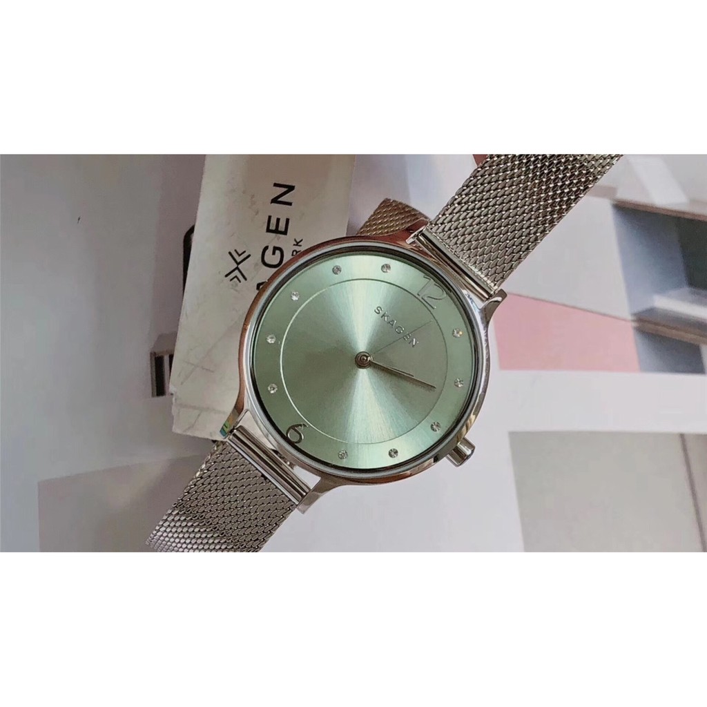 Đồng hồ nữ skagen skw2324 , skw2319 mặt blue , green size 30mm