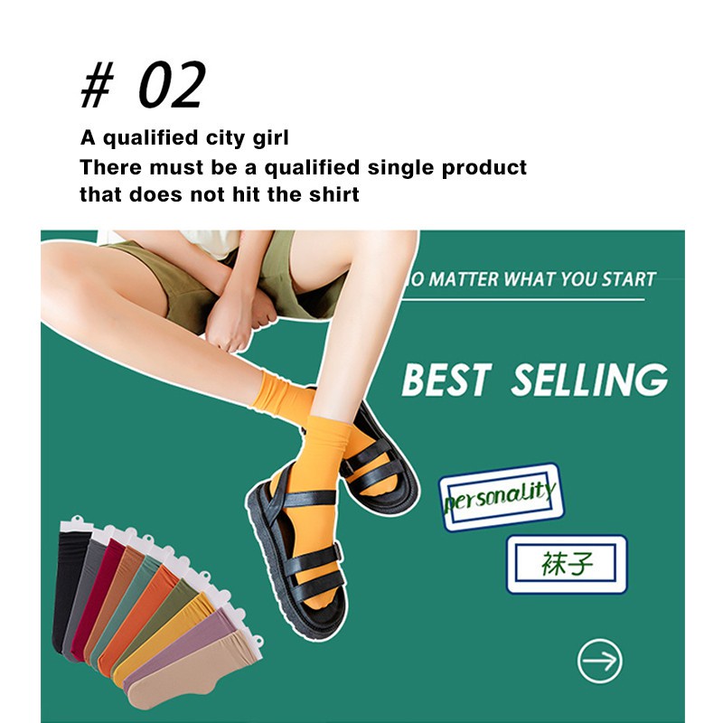 Vớ Cotton Cổ Cao Thời Trang Dành Cho Nữ 2022