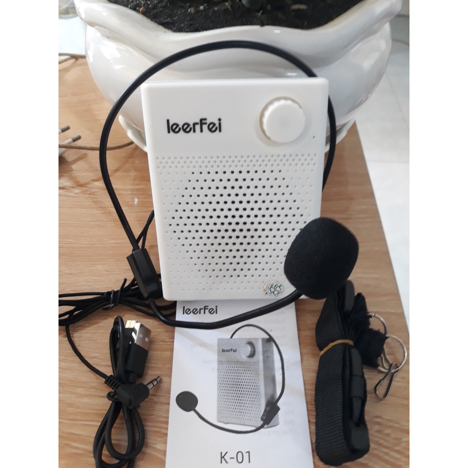 Loa Trợ Giảng Có Bluetooth LeerFei K-01 Kèm Microphone Có Dây