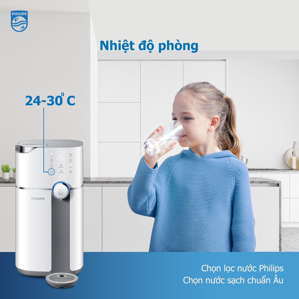 Máy lọc nước để bàn RO Philips ADD6910 - Hàng chính hãng - Bảo hành 24 tháng