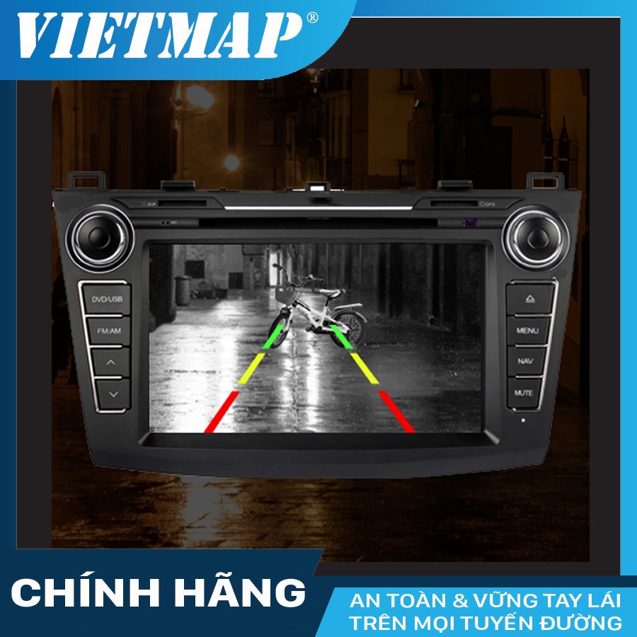 Camera lùi hồng ngoại VIETMAP 3089H (bản nâng cấp mới 2023) cho xe hơi