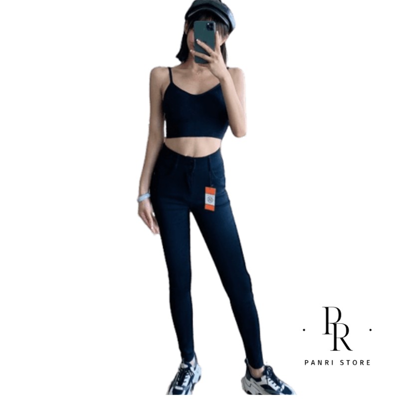 Quần Legging Nữ, Quần Legging Cạp Cao Gen Bụng 2 Khuy Có Khóa Co Dãn 4 Chiều,Full hộp HM - Đủ Size Từ 40 - 72kg | BigBuy360 - bigbuy360.vn