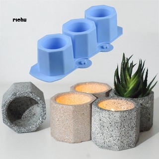 Khuôn silicon tạo hình chậu cây DIY thiết kế chất lượng cao